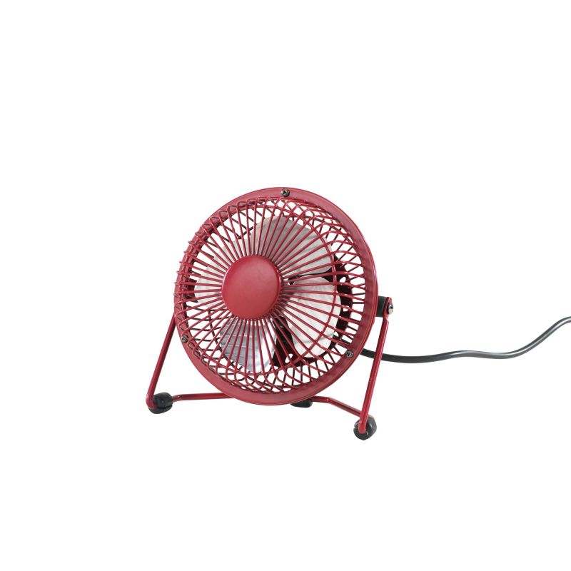 Wentylator mini USB 10 cm czerwony