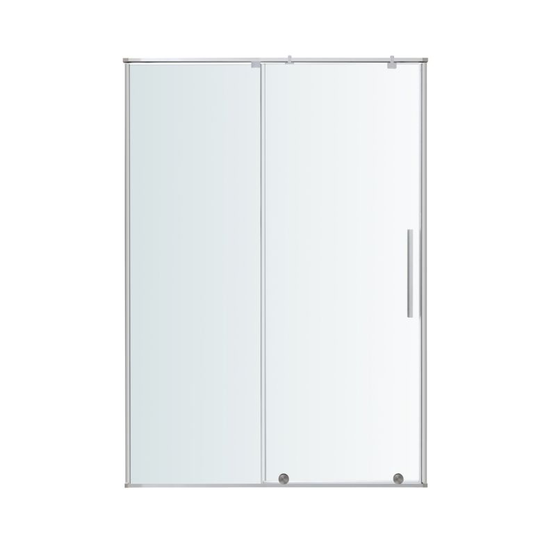 Drzwi prysznicowe przesuwne GoodHome Ezili 120 cm chrom/transparentne