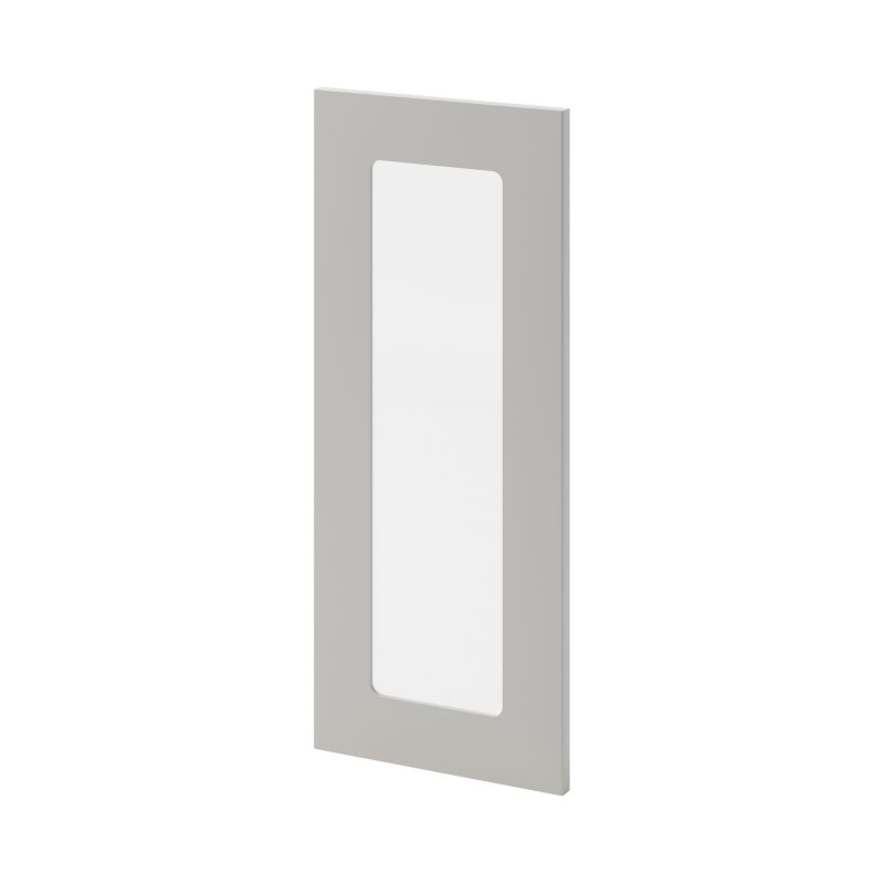 Front kuchenny z przeszkleniem GoodHome Stevia 30 cm szary mat