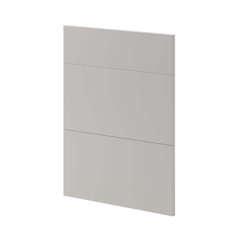 Front kuchenny do szafki z 3 szufladami GoodHome Stevia 50 cm szary mat