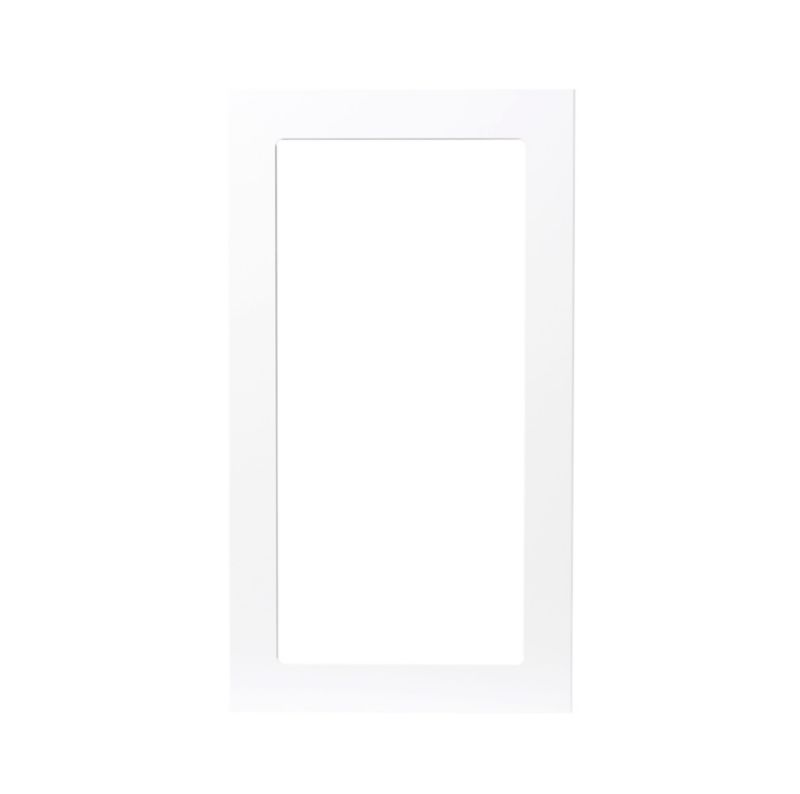 Front kuchenny do szafki wiszącej z przeszkleniem GoodHome Balsamita 49,7 x 89,5 cm biały mat