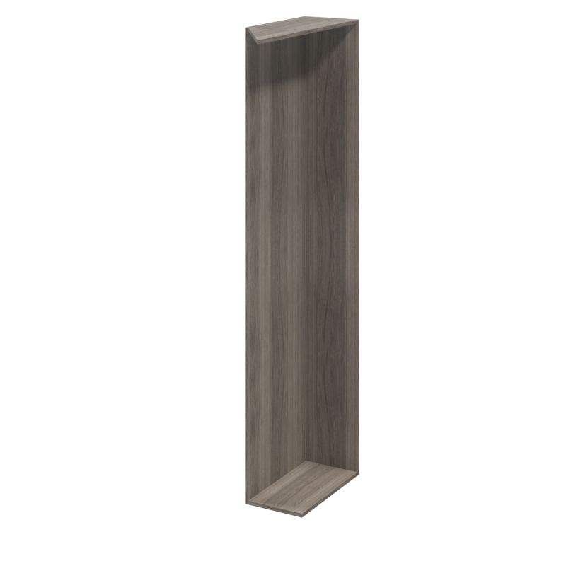 Korpus GoodHome Atomia narożny 58 x 225 x 30 cm dąb szary