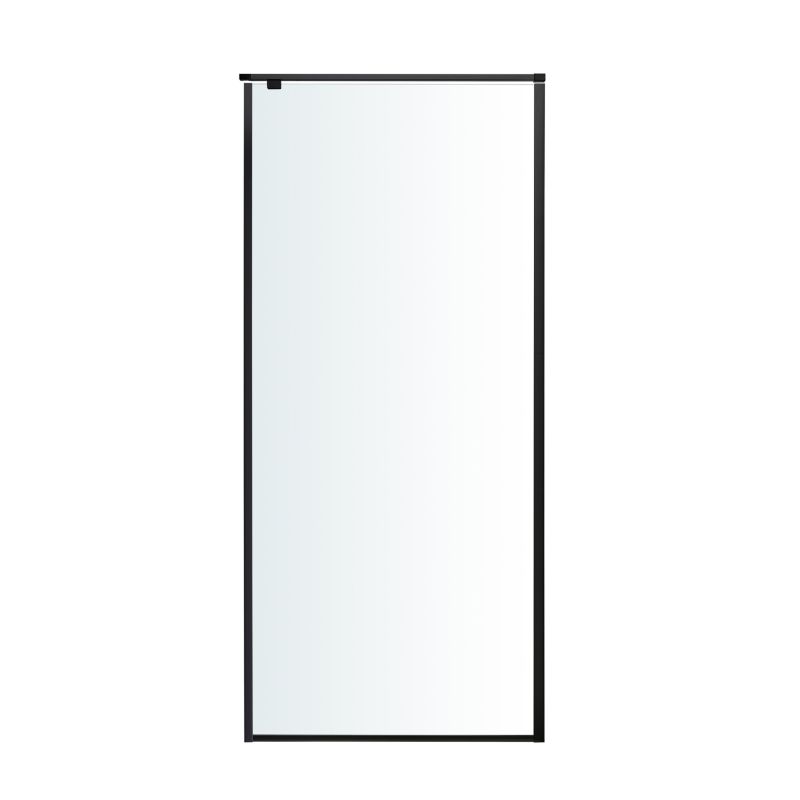 Ścianka prysznicowa GoodHome Ezili 100 cm czarna/transparentna