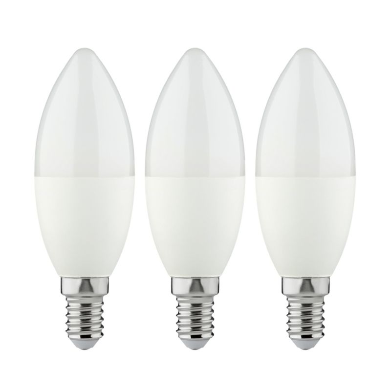 Żarówka LED Diall C37 E14 806 lm 4000 K 3 szt.