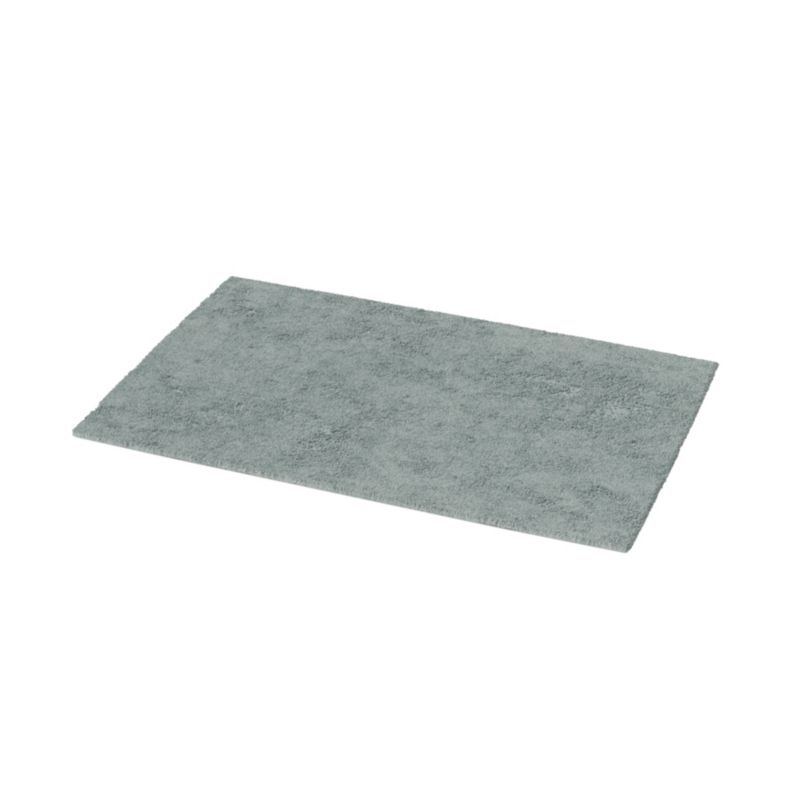 Dywanik łazienkowy GoodHome Koros 50 x 80 cm zielony/szary