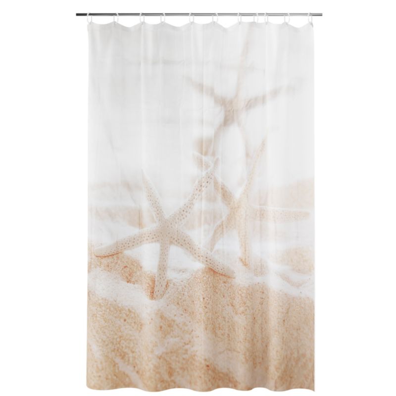 Zasłonka prysznicowa GoodHome Balka 180 x 200 cm rozgwiazdy