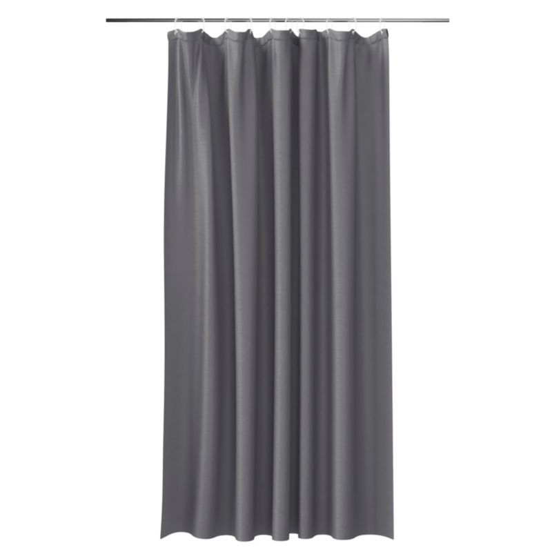 Zasłonka prysznicowa GoodHome Koros 180 x 200 cm antracyt