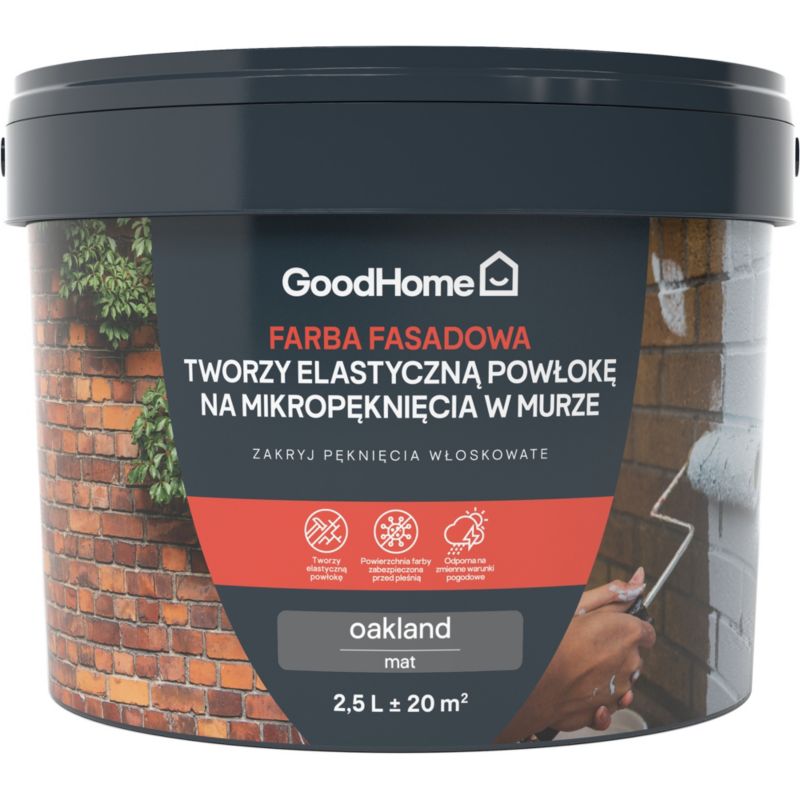 Farba fasadowa GoodHome na mikropęknięcia oakland 2,5 l