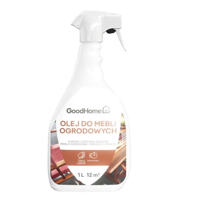 Olej tekowy do mebli ogrodowych GoodHome 1 l