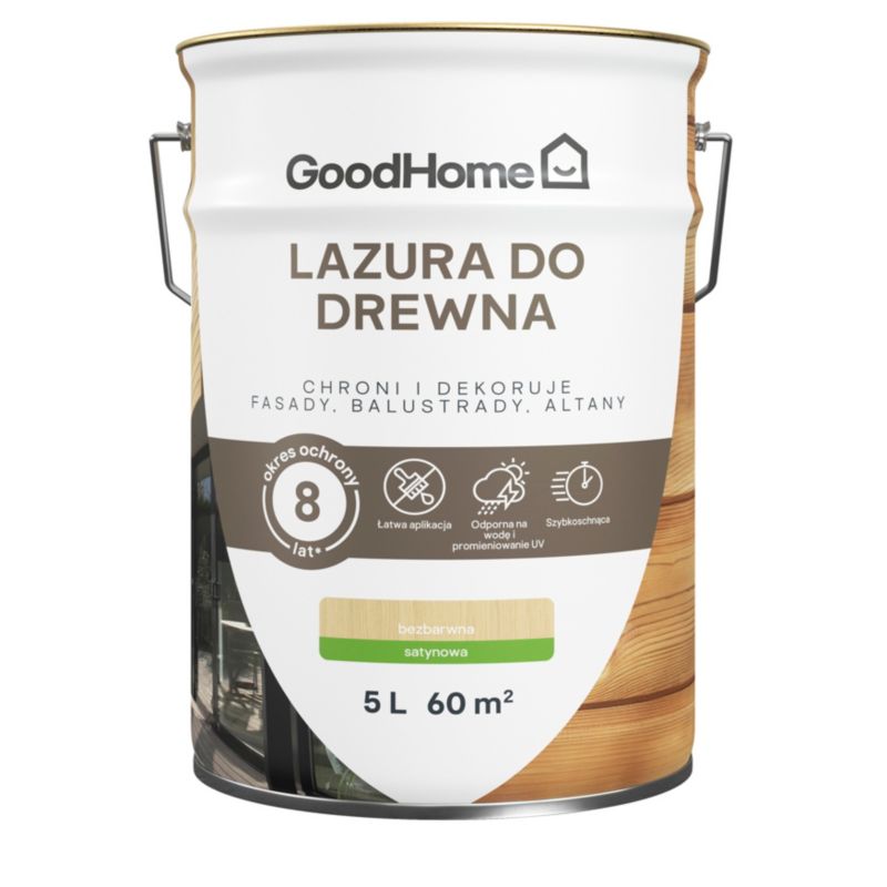 Lazura GoodHome 8 lat bezbarwny 5 l
