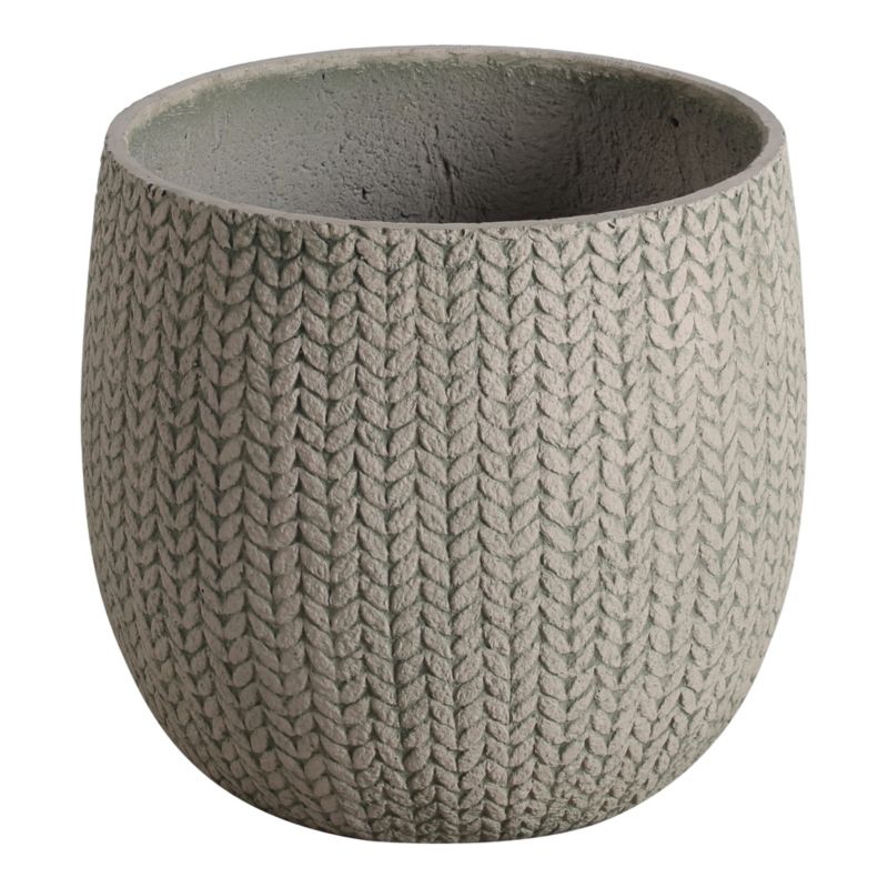 Donica Verve efekt splotu 37 cm beżowa