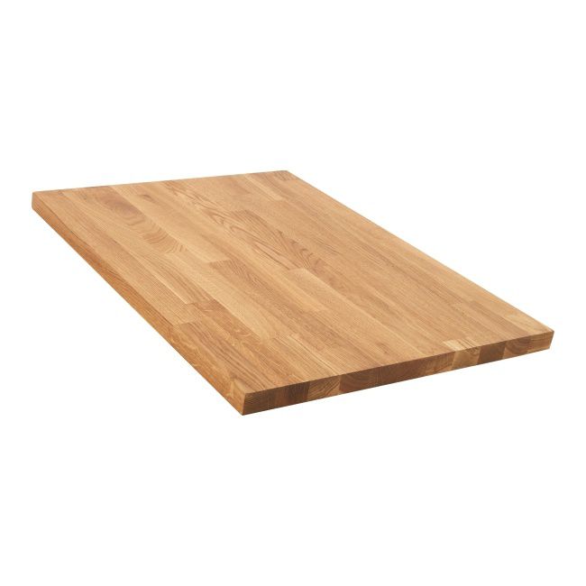 Blat łazienkowy GoodHome Hartland 100,5 cm lity dąb olejowany
