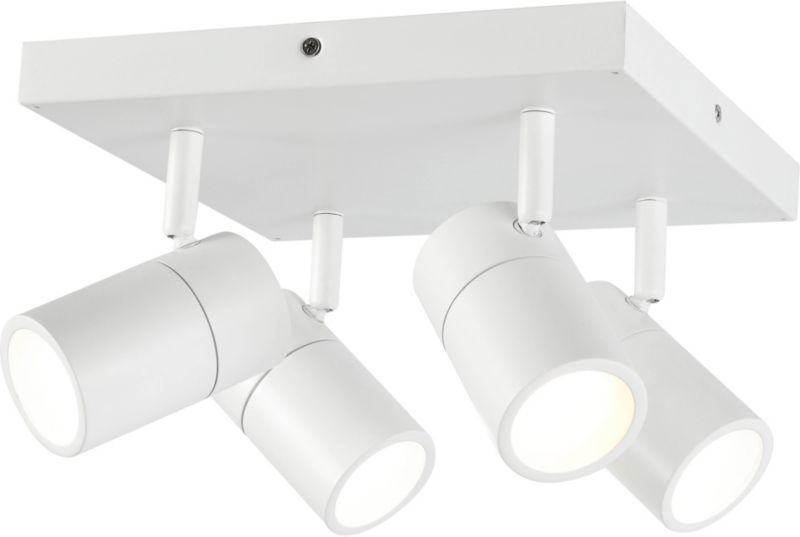Plafon GoodHome Tellot 4 x GU10 IP44 biały