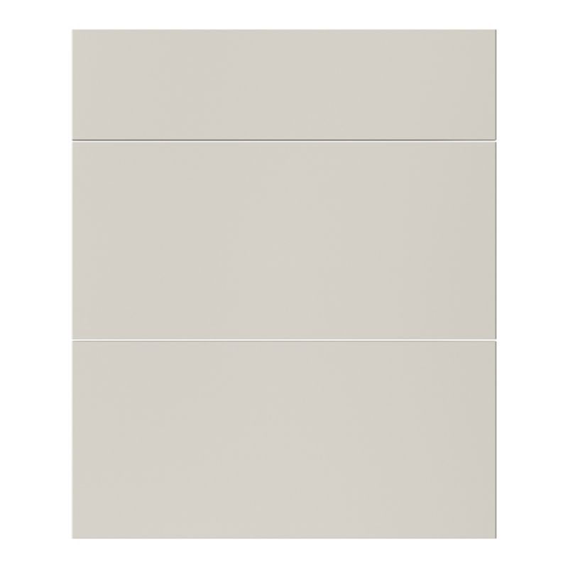 Front kuchenny do szafki z 3 szufladami GoodHome Stevia 80 cm sandstone mat