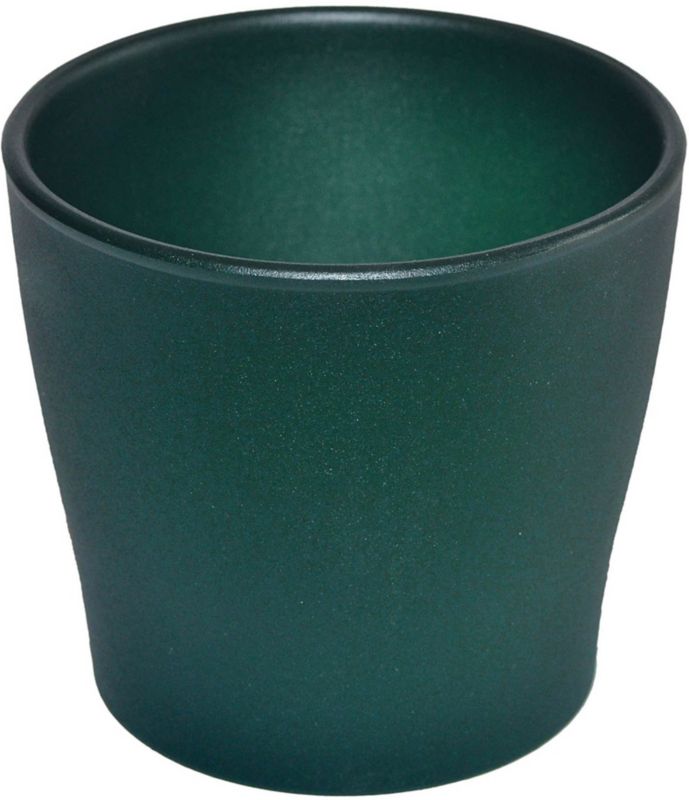 Osłonka doniczki Toskania 16 cm zielona