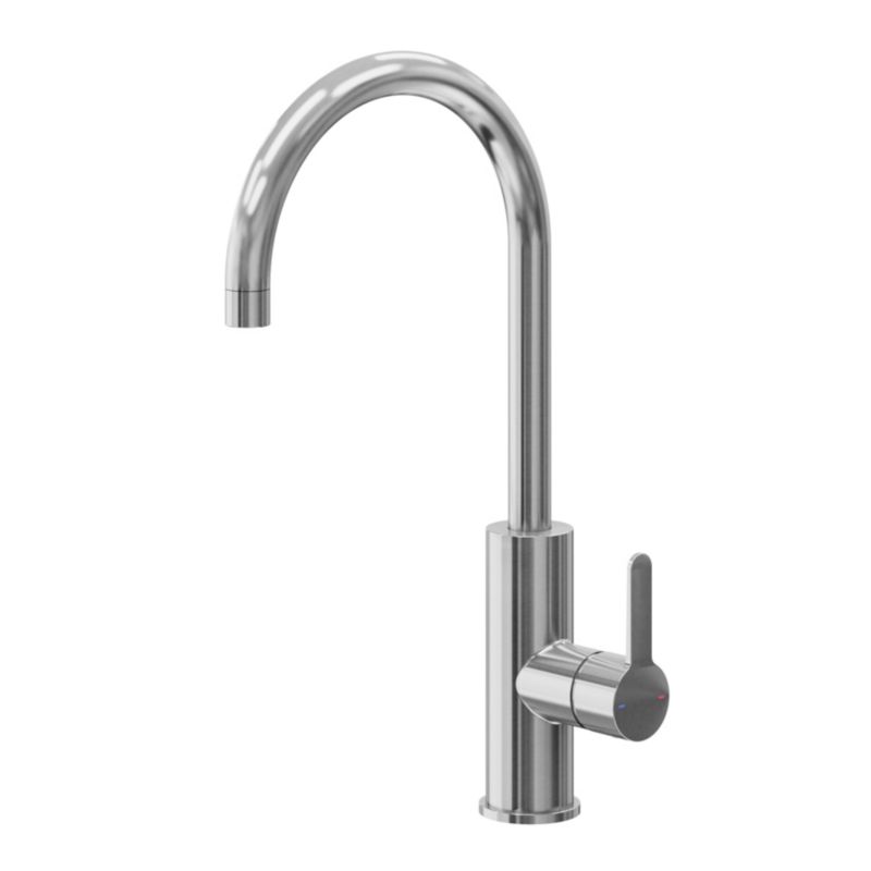 Bateria zlewozmywakowa GoodHome Zanthe stal nierdzewna
