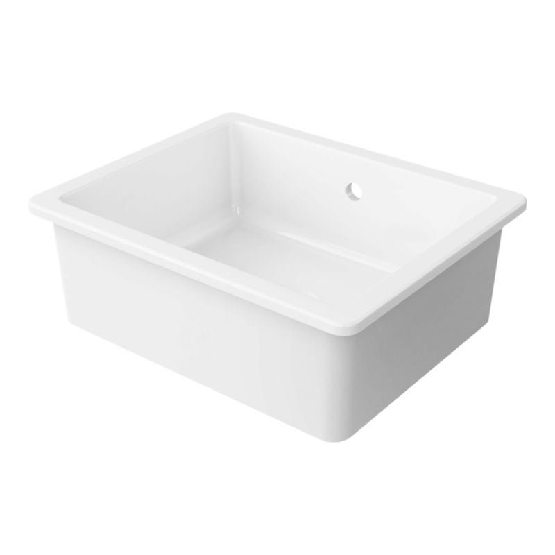 Zlewozmywak ceramiczny GoodHome Hyssop 1-komorowy