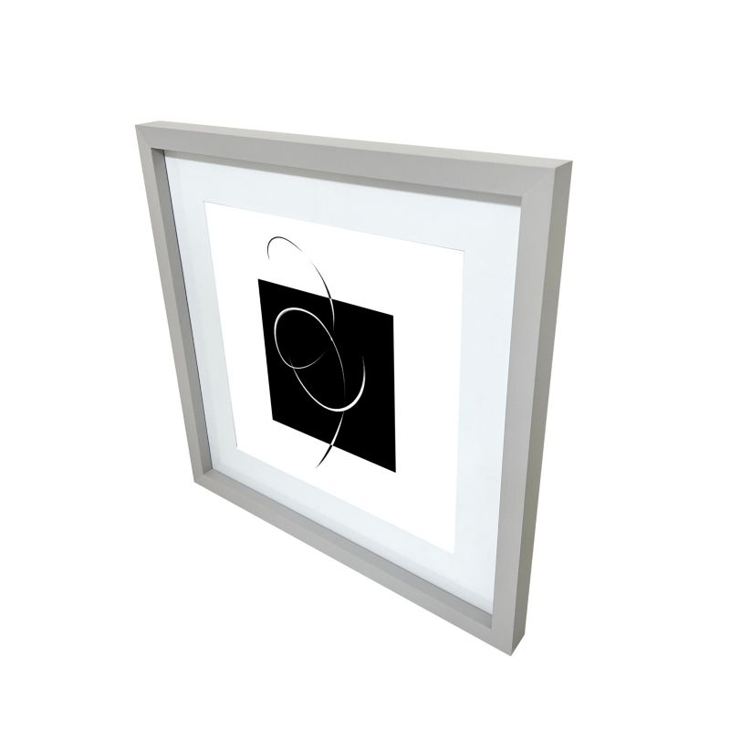 Ramka na zdjęcia GoodHome Islande 40 x 40 cm szara