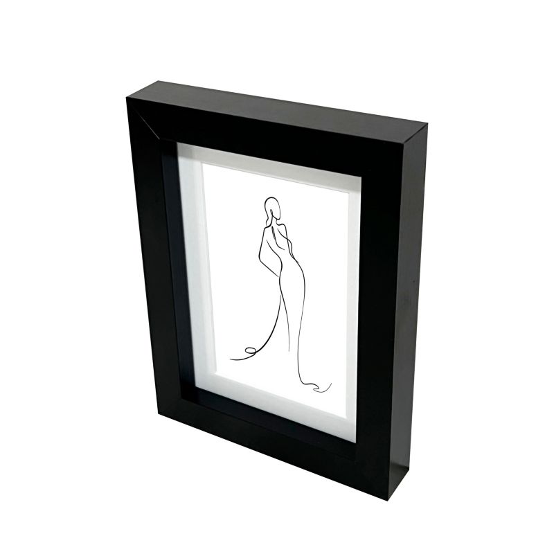 Ramka na zdjęcia GoodHome Islande 13 x 18 cm czarna
