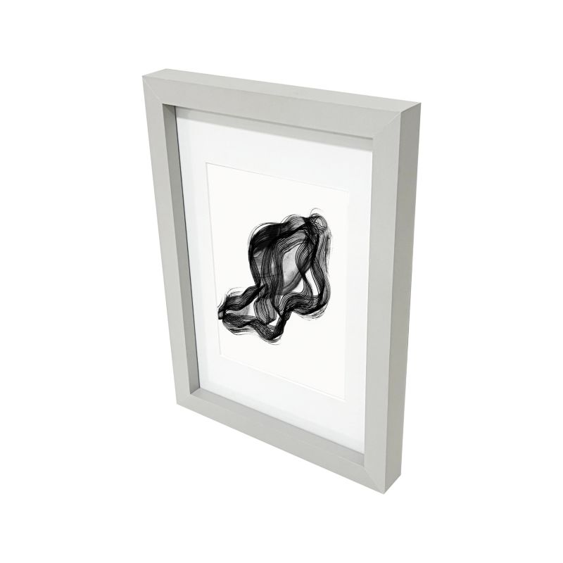 Ramka na zdjęcia GoodHome Islande 21 x 29,7 cm szara