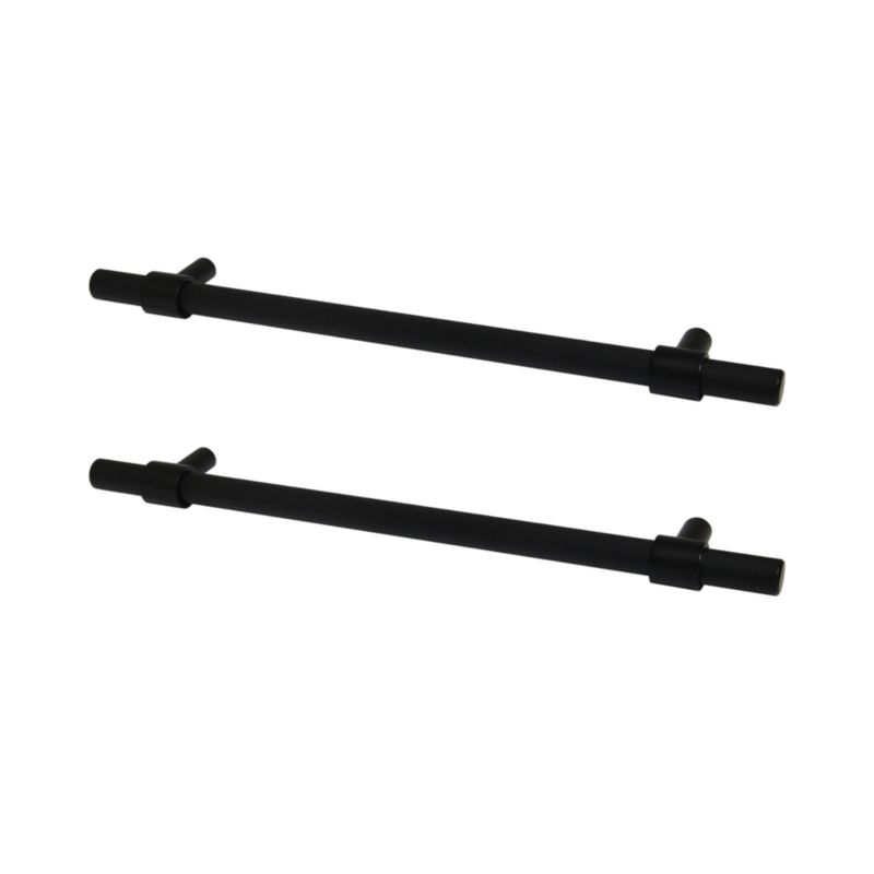 Uchwyt meblowy GoodHome Dukkah 257 mm czarny
