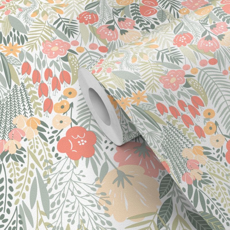 Tapeta easy roll Aristea Flowers multicolor