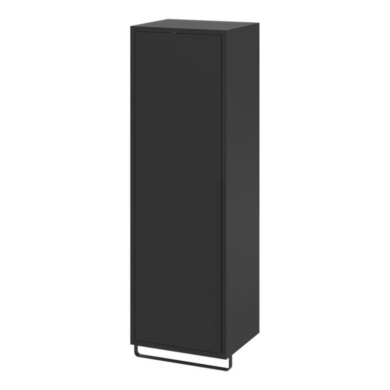 Słupek GoodHome Maza 115 x 36 x 30 cm czarny
