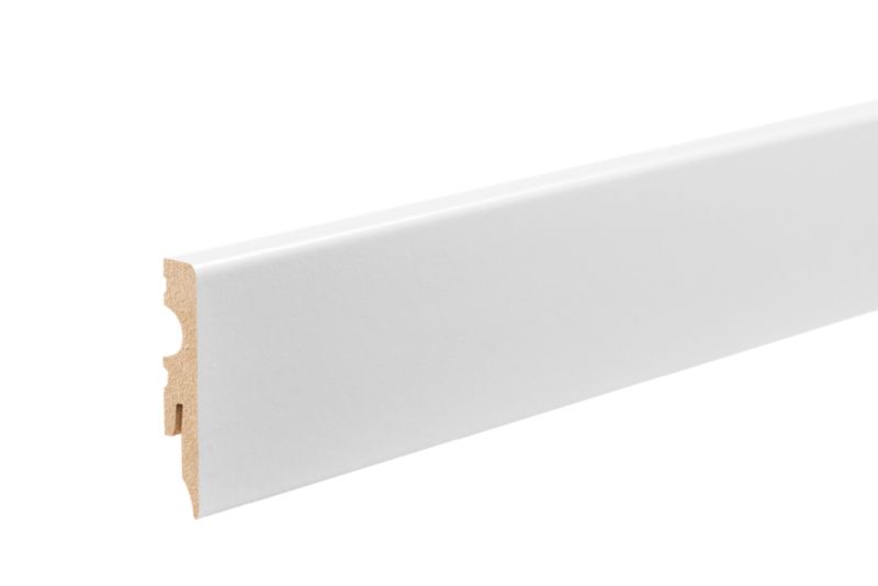 Listwa MDF GoodHome 60 mm biała decor 1