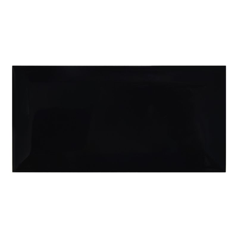 Glazura Trentie GoodHome 10 x 20 cm czarna 0,8 m2