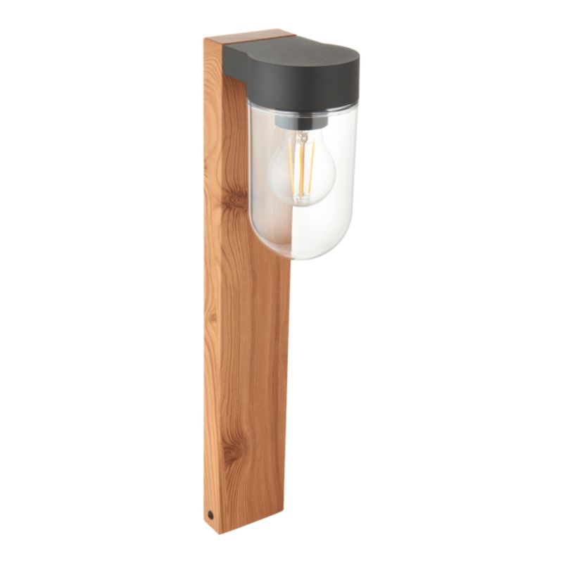 Lampa ogrodowa GoodHome Lovage słupek 1 x E27 IP44 drewno