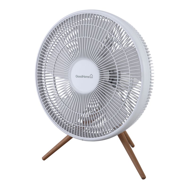 Wentylator biurkowy GoodHome 44 cm drewno