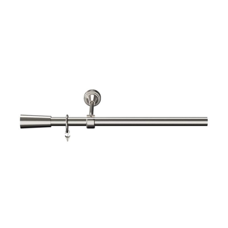 Karnisz pojedynczy Goodhome Athens 19 mm 240 cm stożek szary