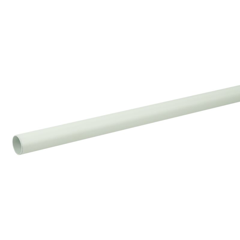 Drążek GoodHome Anafi 19 mm 240 cm biały