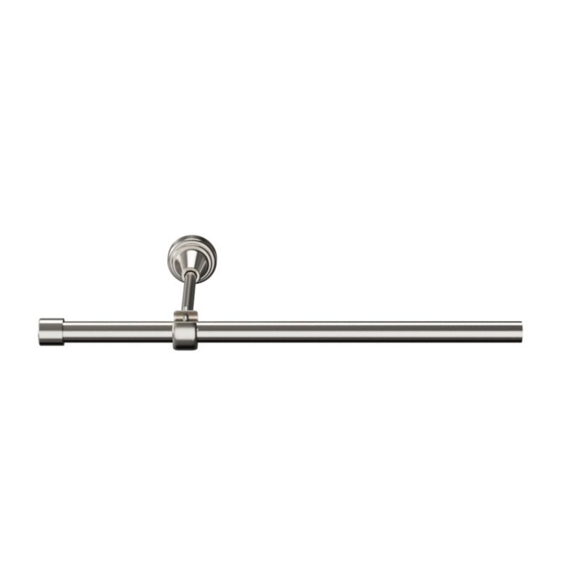 Karnisz pojedynczy Goodhome Athens 16 mm 240 cm kula srebrny