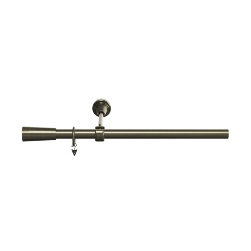 Karnisz pojedynczy Goodhome Antiki 19 mm 240 cm stożek złoty