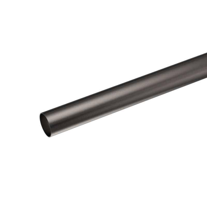 Drążek GoodHome Tinos 19 mm 160 cm szary
