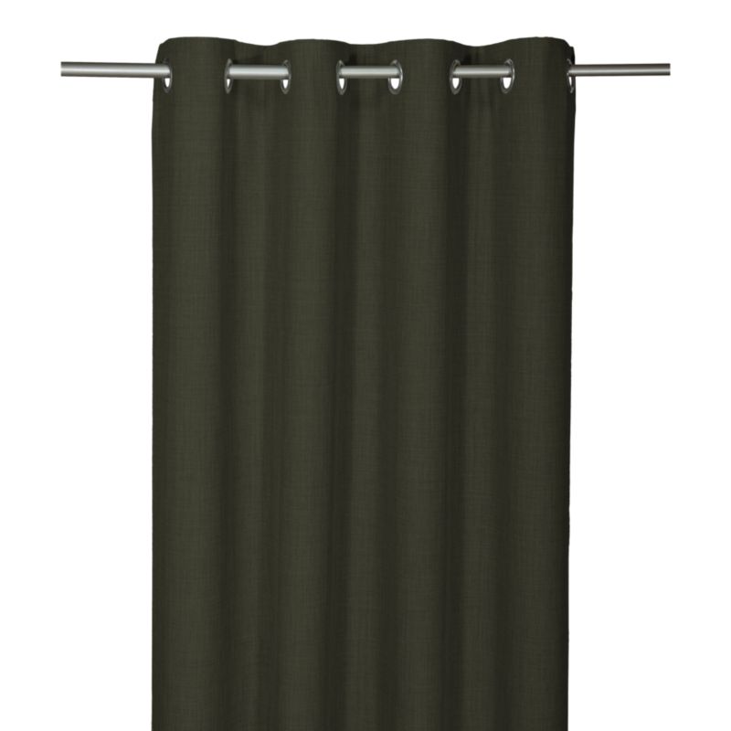 Zasłona GoodHome Novan zaciemniająca 140 x 260 cm khaki