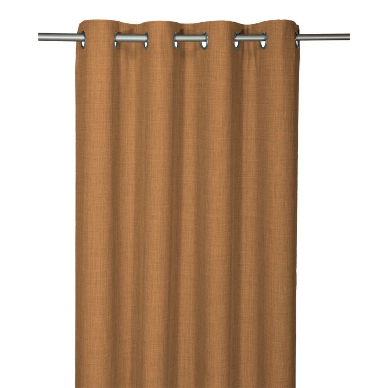 Zasłona GoodHome zaciemniająca Novan 140 x 260 cm musztardowa