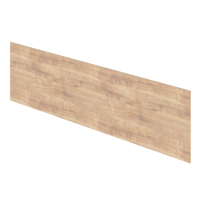 Panel tylny 60 x 240 cm laminowany jasny dąb