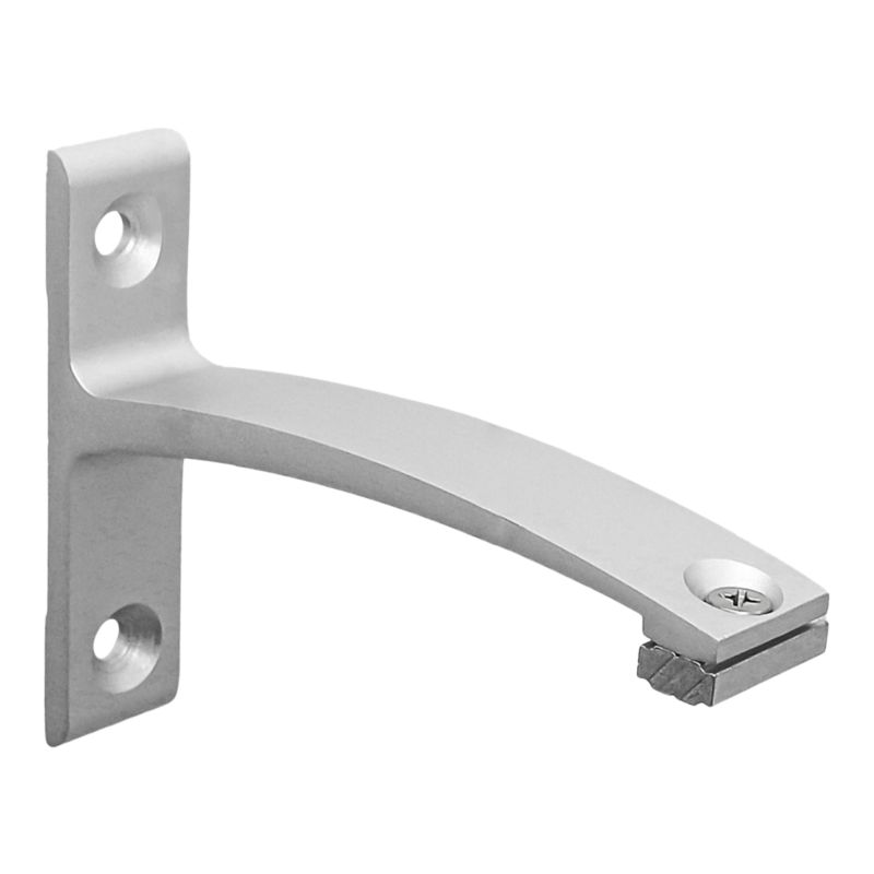 Wspornik ścienny pojedynczy GoodHome Trikala inox 10 cm