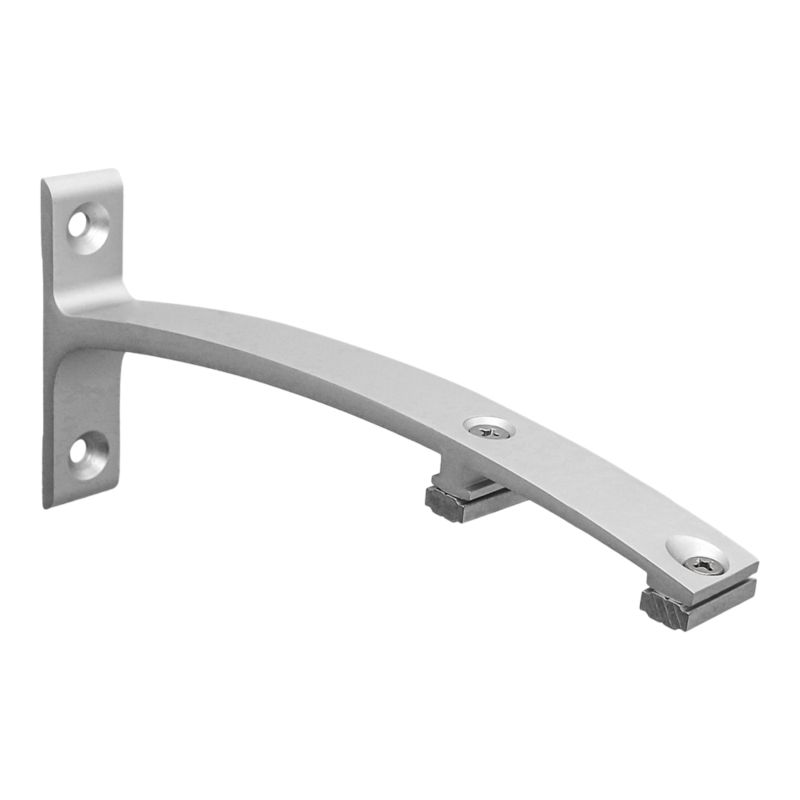 Wspornik ścienny podwójny GoodHome Trikala inox 18 cm