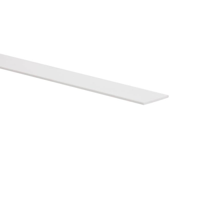 Płaskownik PVC gładki 2600 x 30 x 2 mm biały mat