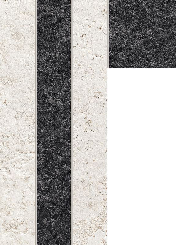 Mozaika gresowa Arte Vanilla 44,8 x 19,8 cm