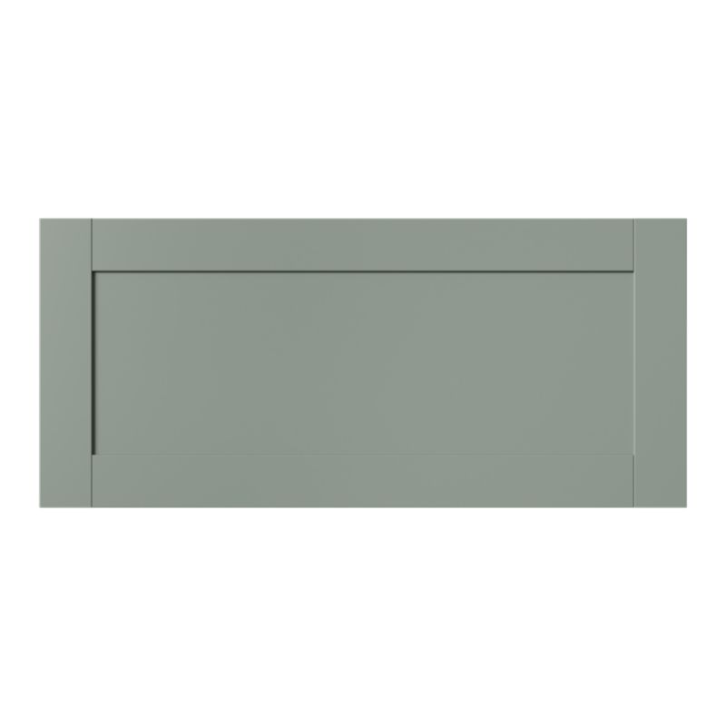 Front szafki kuchennej z 2 szufladami GoodHome Ashmead 80 cm zielony