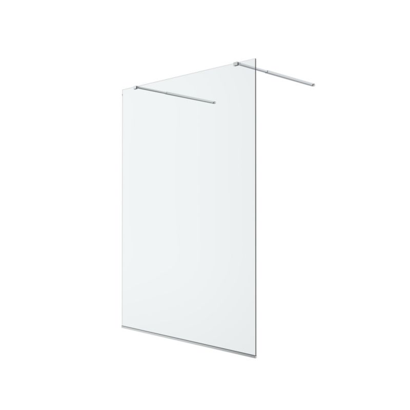 Kabina prysznicowa walk-in GoodHome Ledava 140 cm chrom/transparentna