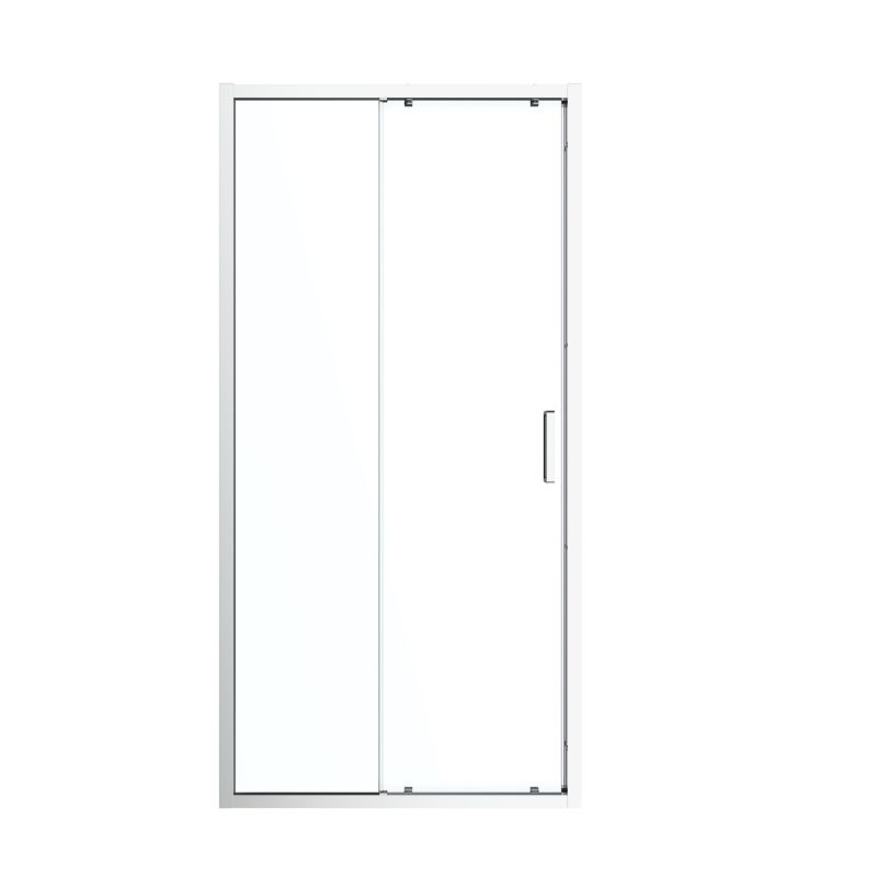 Drzwi prysznicowe przesuwne GoodHome Ledava 120 cm chrom/transparentne