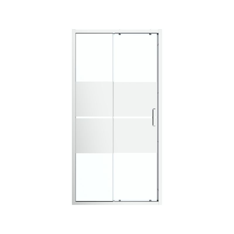 Drzwi prysznicowe przesuwne GoodHome Ledava 120 cm chrom/szkło lustrzane