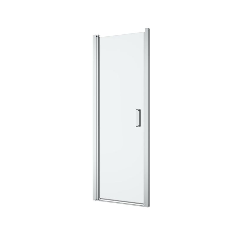 Drzwi prysznicowe uchylne GoodHome Ledava 70 cm chrom/transparentne