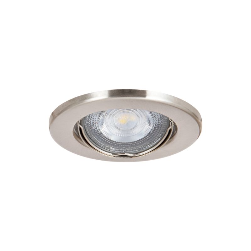 Oczko GoodHome Chancey GU10 345 lm 2700 K srebrne