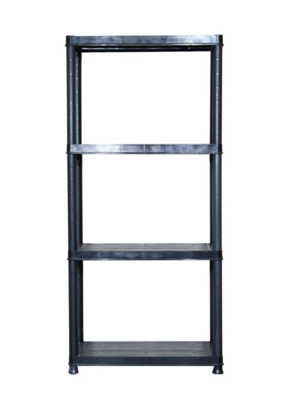 Regał plastikowy 130 x 61 x 31 cm 4 półki